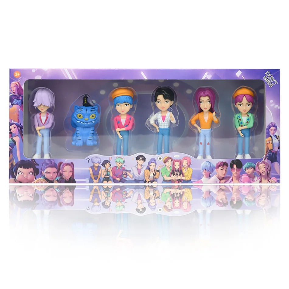 3-Pack K-Pop Demon Hunters PVC Figure Collection (18 Pieces)